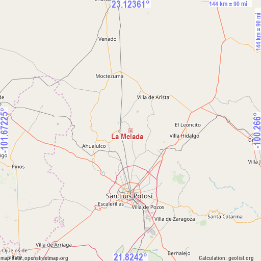 La Melada on map