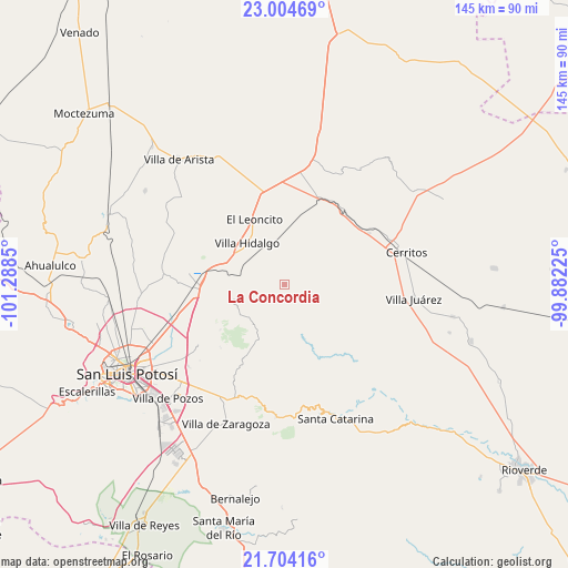 La Concordia on map