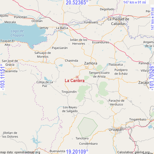 La Cantera on map