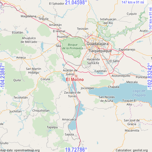 El Molino on map