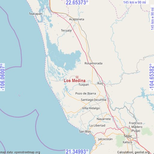 Los Medina on map