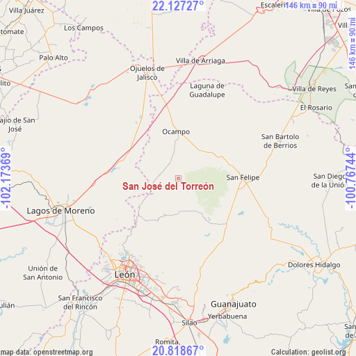 San José del Torreón on map