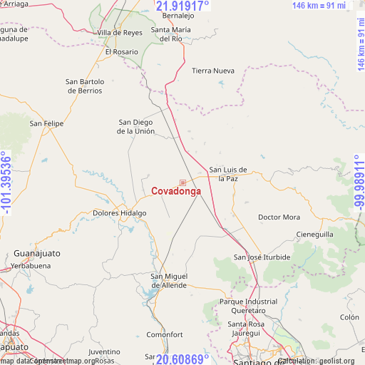 Covadonga on map