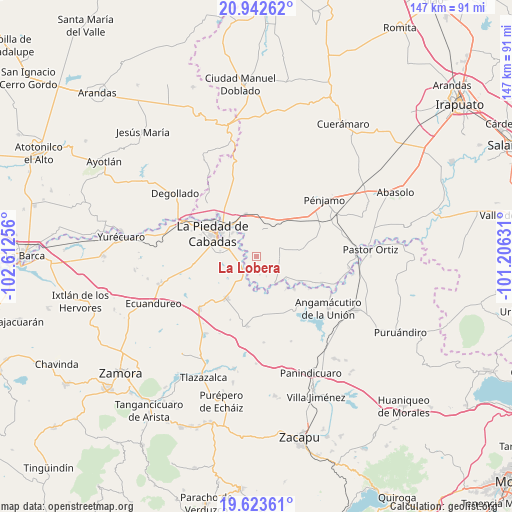La Lobera on map