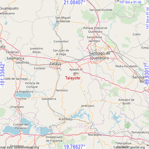 Talayote on map