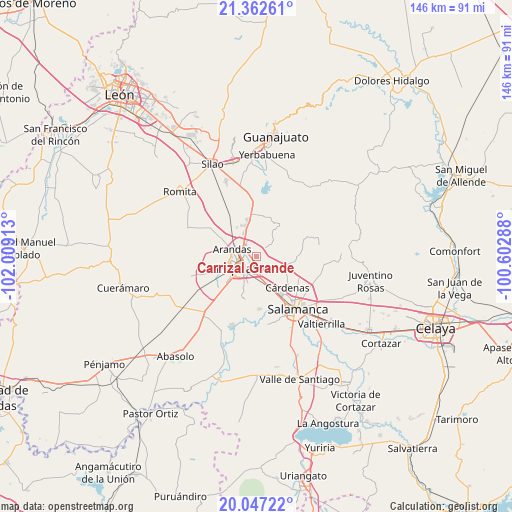 Carrizal Grande on map
