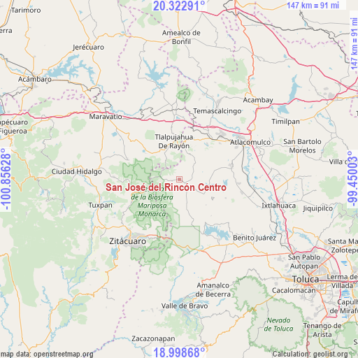 San José del Rincón Centro on map