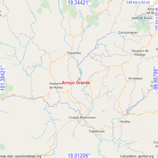 Arroyo Grande on map
