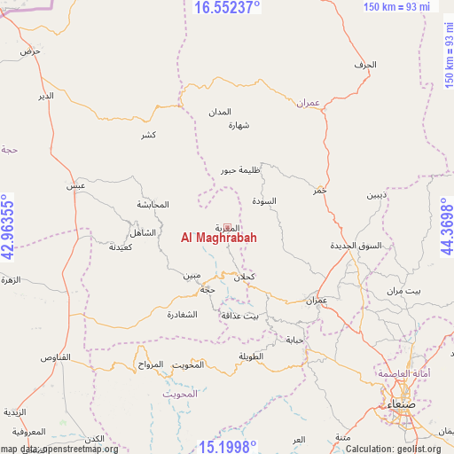 Al Maghrabah on map