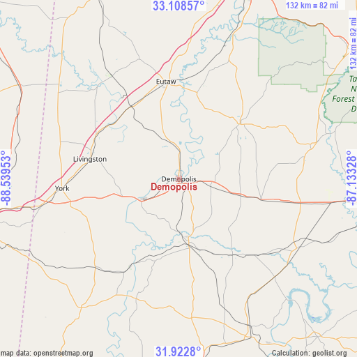 Demopolis on map