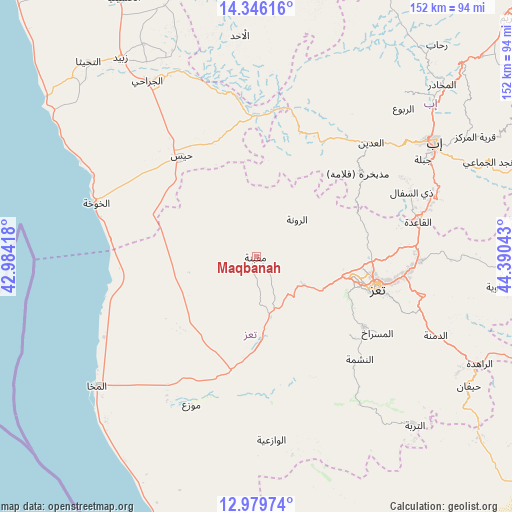 Maqbanah on map