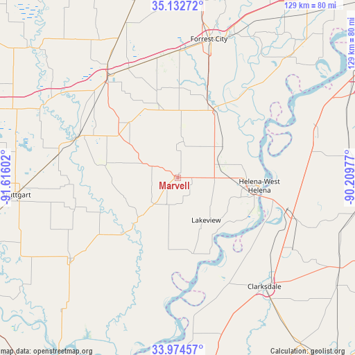 Marvell on map