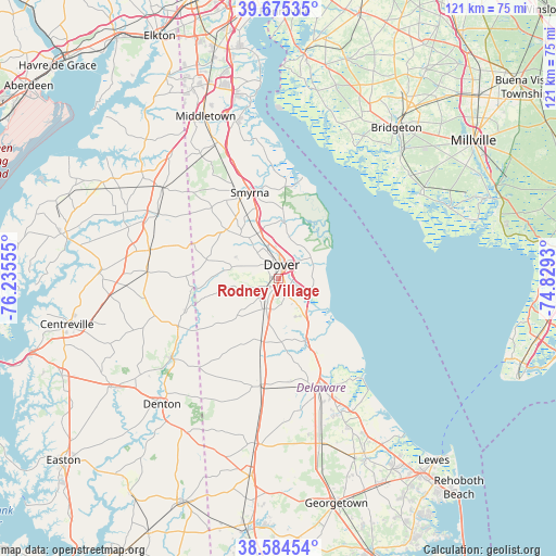 Rodney Village on map