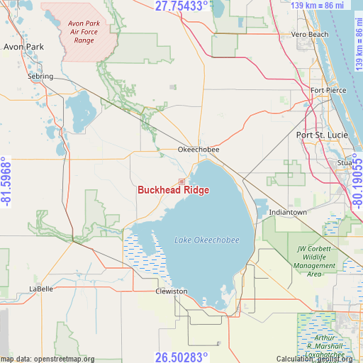 Buckhead Ridge on map