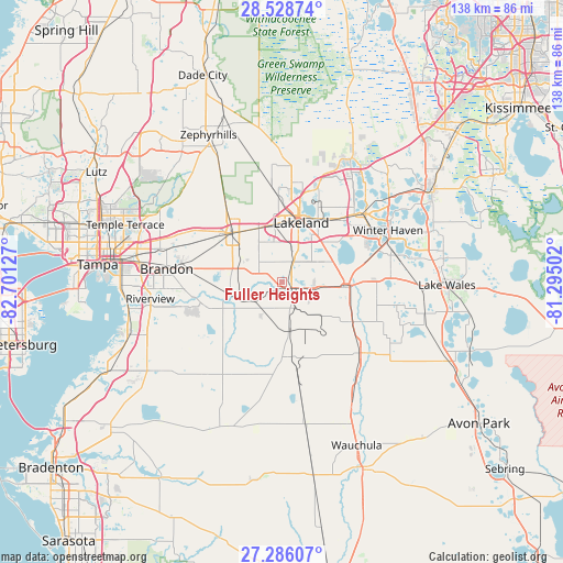 Fuller Heights on map