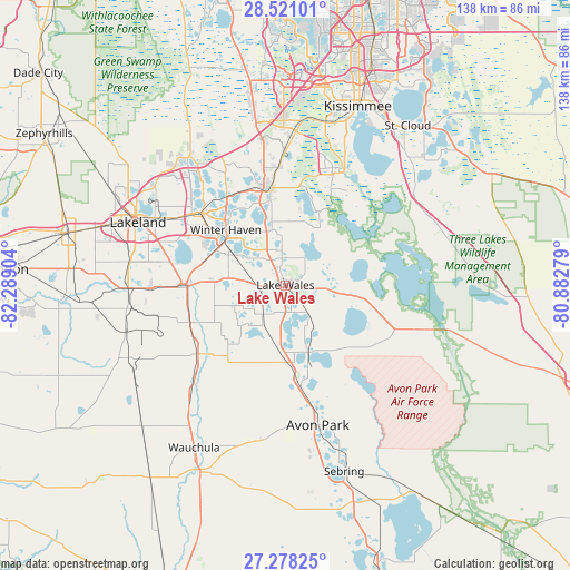 Lake Wales on map