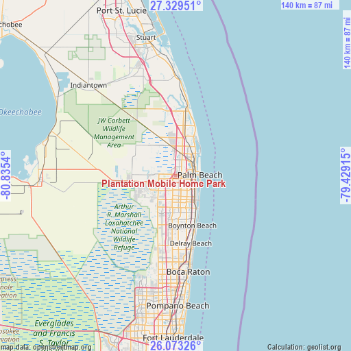 Plantation Mobile Home Park on map