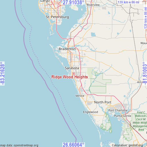 Ridge Wood Heights on map