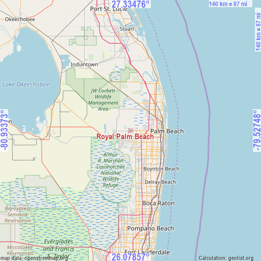 Royal Palm Beach on map