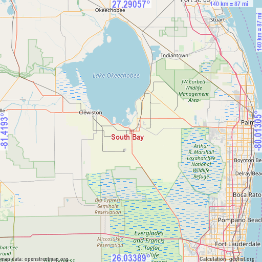 South Bay on map