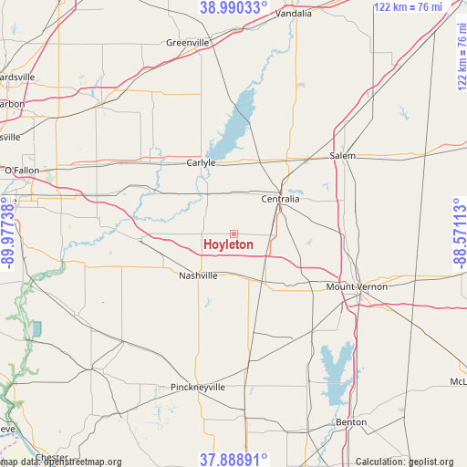 Hoyleton on map