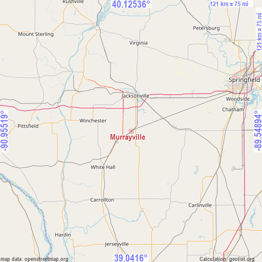 Murrayville on map