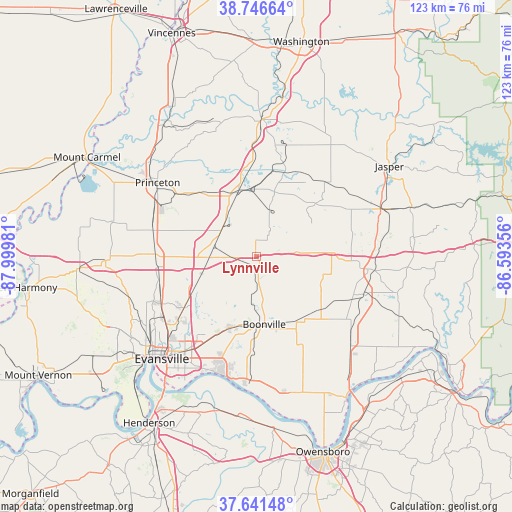Lynnville on map
