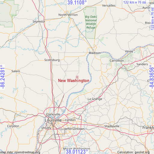 New Washington on map