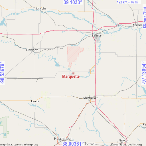 Marquette on map