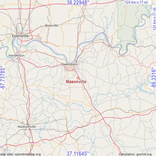 Masonville on map