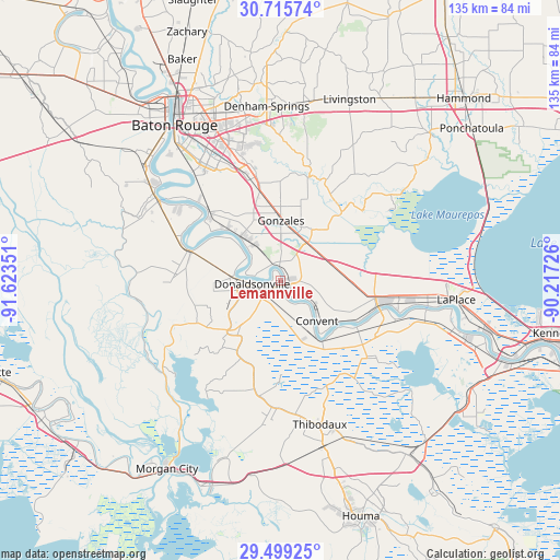 Lemannville on map
