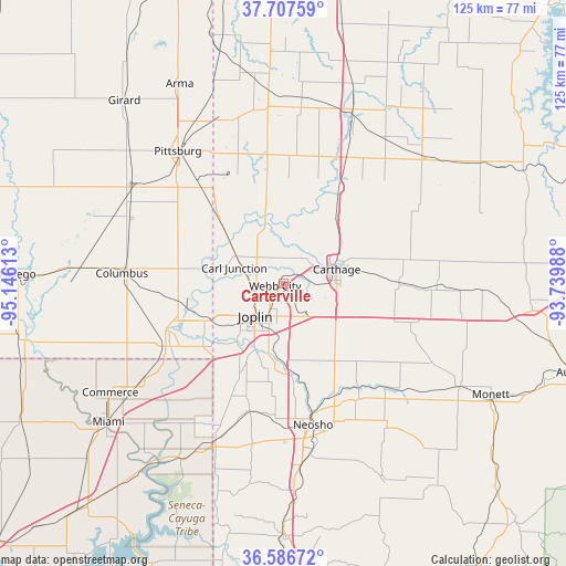 Carterville on map
