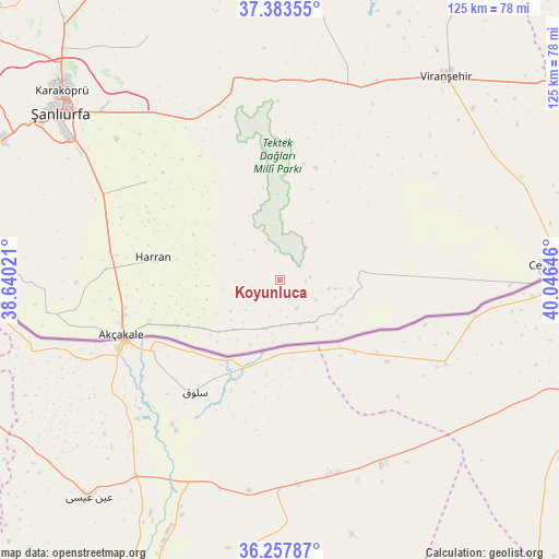 Koyunluca on map