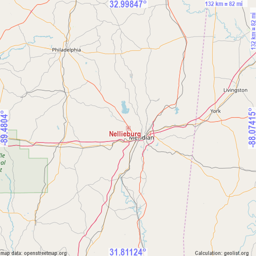 Nellieburg on map