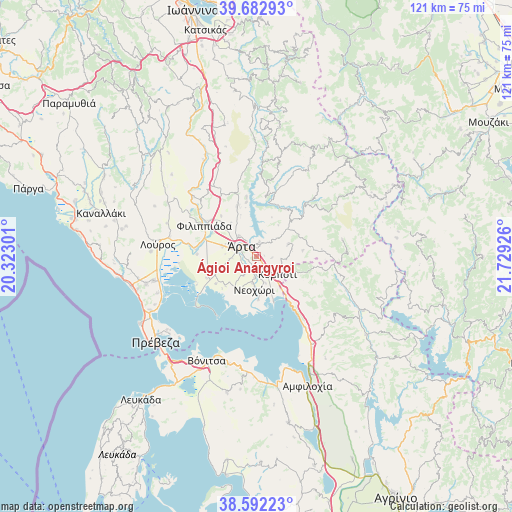 Ágioi Anárgyroi on map