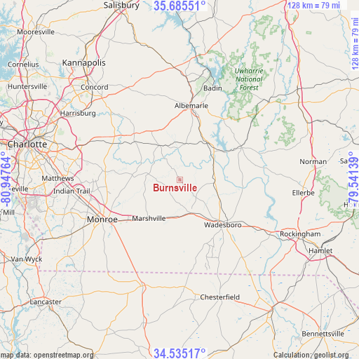 Burnsville on map