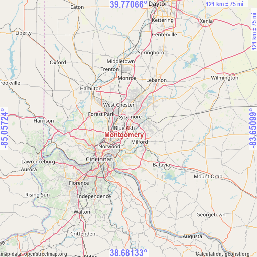 Montgomery on map