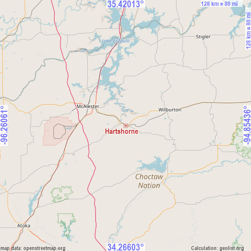 Hartshorne on map