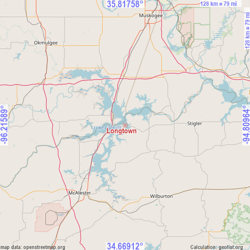 Longtown on map