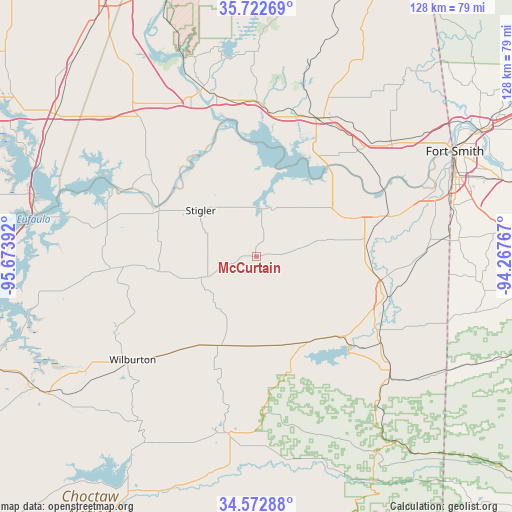 McCurtain on map