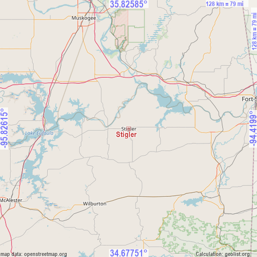 Stigler on map