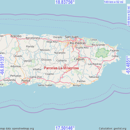 Parcelas La Milagrosa on map