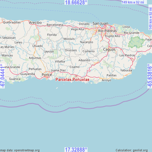 Parcelas Peñuelas on map