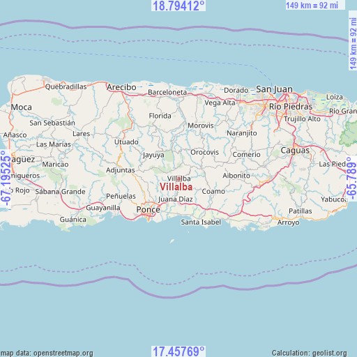 Villalba on map