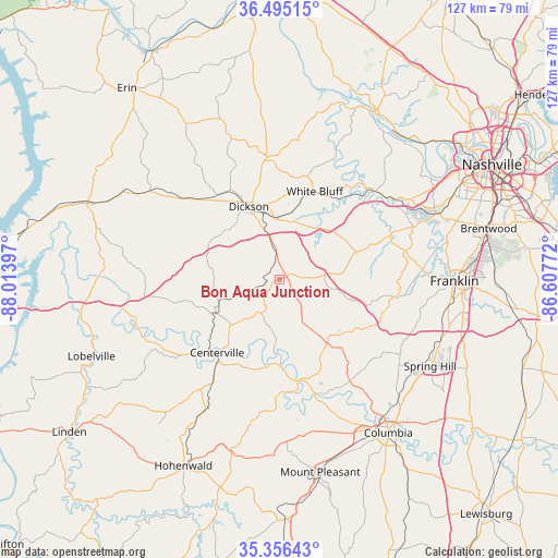Bon Aqua Junction on map