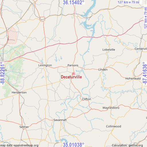 Decaturville on map