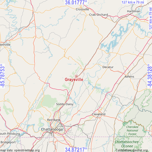 Graysville on map