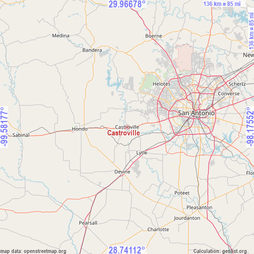 Castroville on map