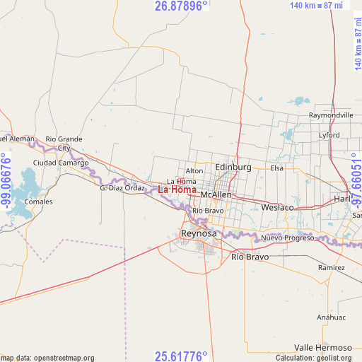 La Homa on map