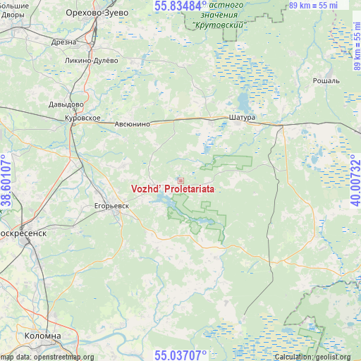 Vozhd’ Proletariata on map